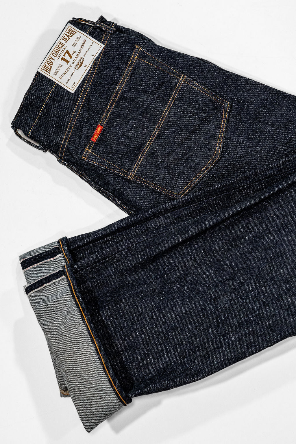 Big John M1803 17oz Heavy Gauge Jeans Straight Fit - Indigo One Wash