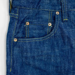 Samurai S211XX17oz-SLB Relax Tapered Jeans - "Murakumo" 17oz Slub - Front Pocket Detail