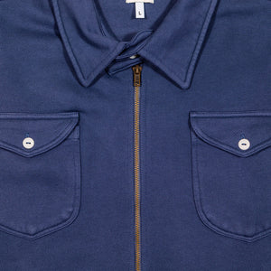 Wythe Navy Quarterzip - Front Shot Detail