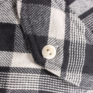Wythe Washed Flannel Workshirt - Night Pitch - Pocket Detail