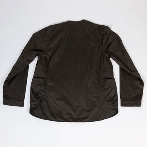 Hansen Garments Bernard Flight Jacket - Coffee Drill - product shot - white background - laid on front