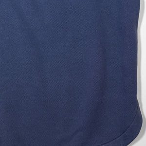 Wythe Navy Quarterzip - Detail Shot of Hem