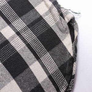 Wythe Washed Flannel Workshirt - Night Pitch - Hem Detail