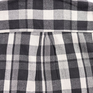 Wythe Washed Flannel Workshirt - Night Pitch - Back yoke detail