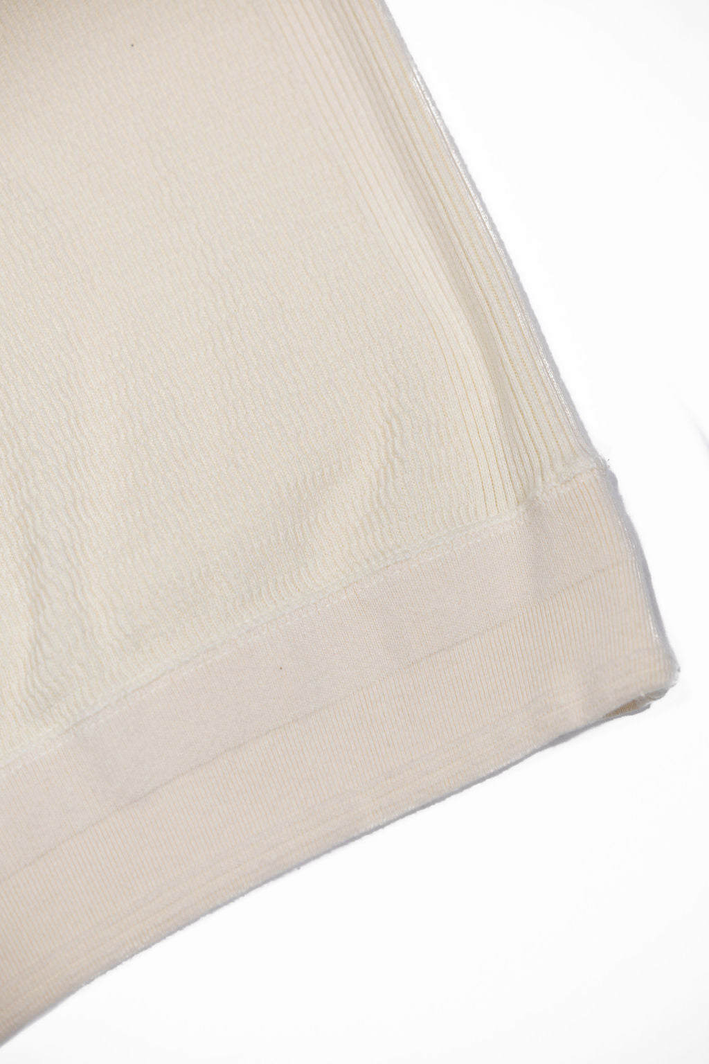 The Flat Head FN-THW-002 Thermal Raglan T-Shirt - Ivory