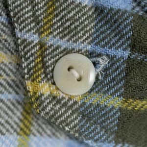 Wythe Washed Flannel Workshirt - Gold Ravine - Button Details