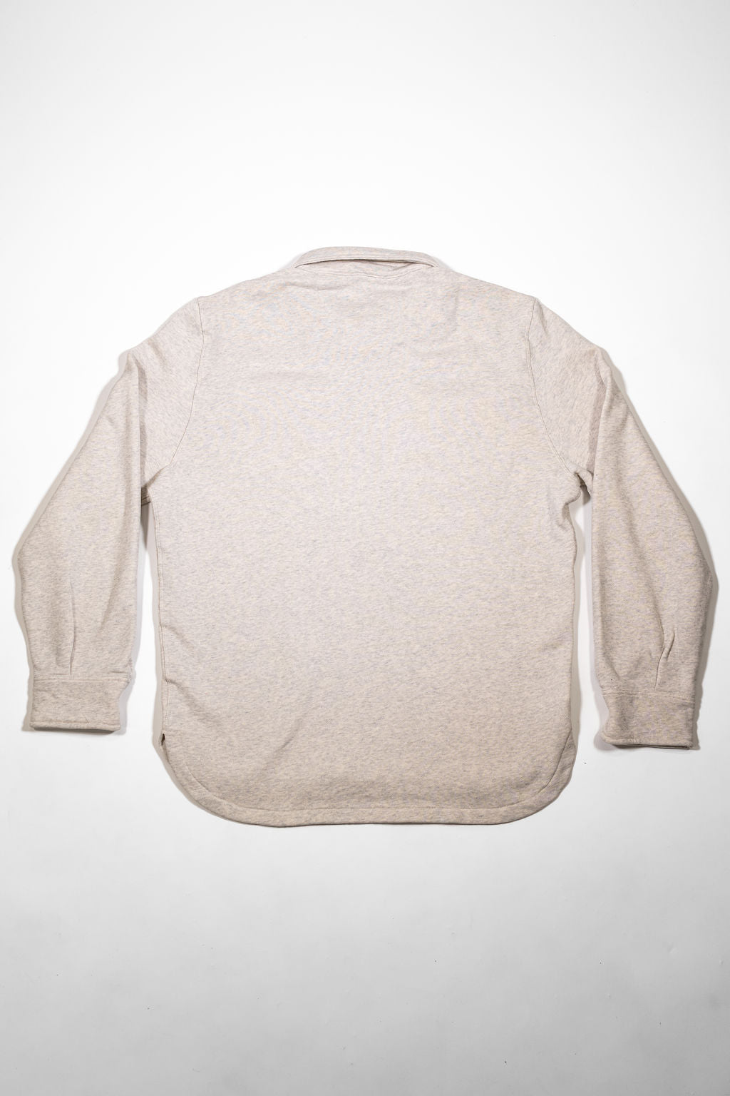 Wythe Grey Quarterzip - Back Shot Flat Lay