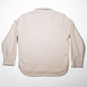 Wythe Grey Quarterzip - Back Shot Flat Lay