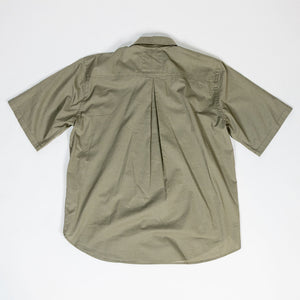 Hansen Garments Reidar Short Sleeve Shirt - Dry Oregano - product shot - back facing - white background