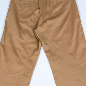 Buzz Rickson's M43035 Early Military Chinos 1945 Model in Camel - Laying flat, rear view