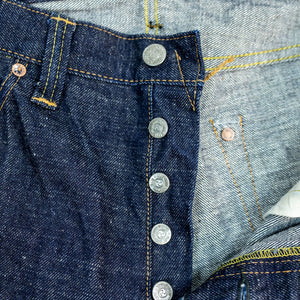 Samurai S510HXII Selvedge Denim Regular Straight - Button-fly Detail