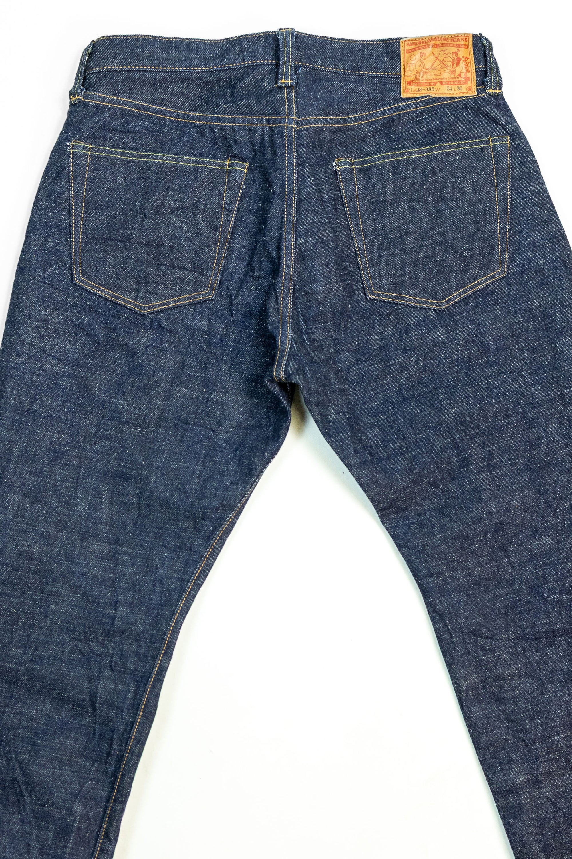 Samurai S510HXII Selvedge Denim Regular Straight - Flat Lay Back