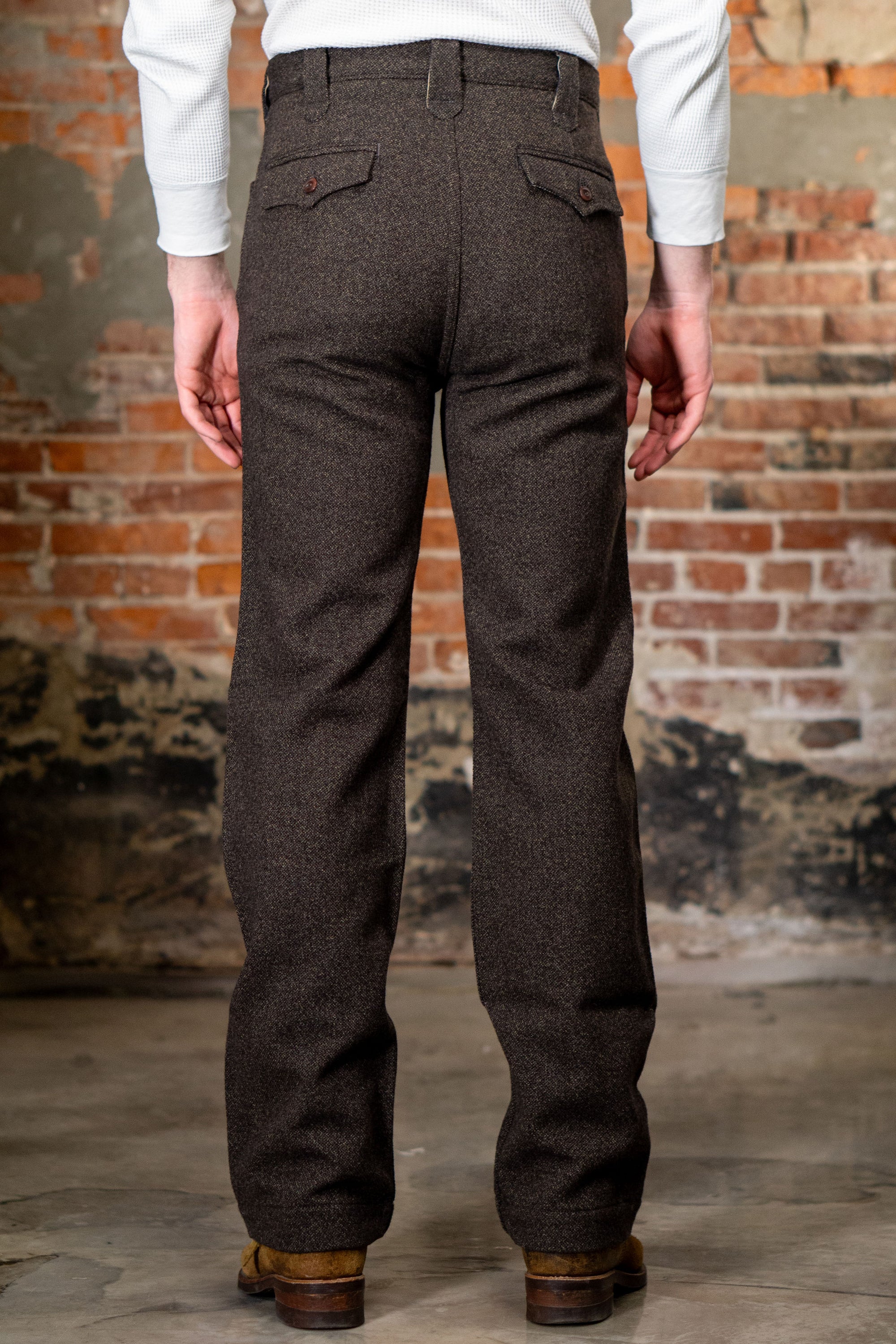 Freenote Cloth Duster Pant - Brown Wool