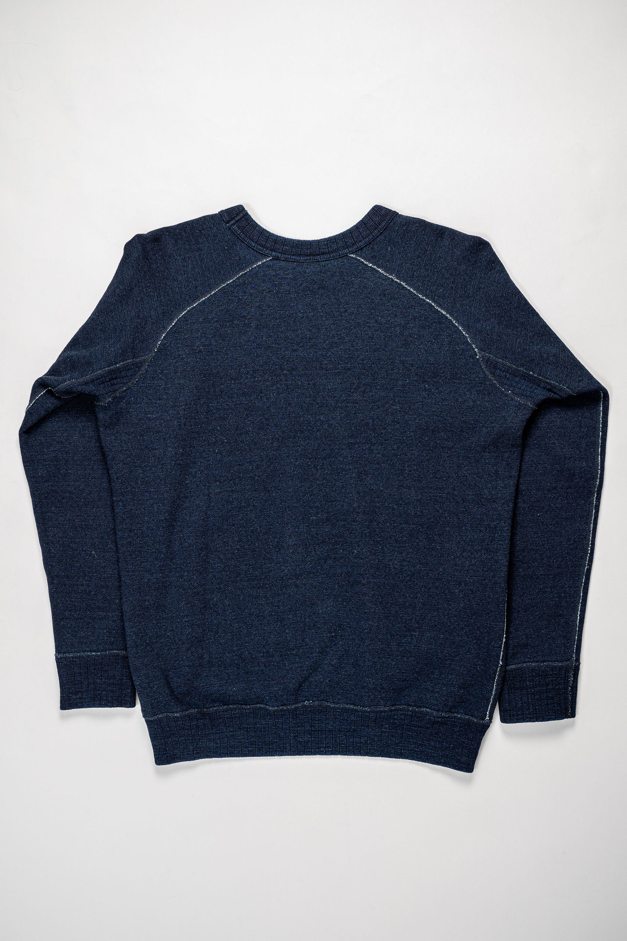 Pure Blue Japan 5409-ID Knitted Sweatshirt - Indigo