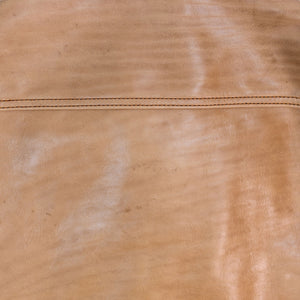 Y'2 persimmon Dyed Leather Jacket- detail of back
