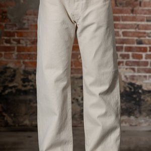 Indigofera Duke - 13oz Smithson Canvas Ecru - Model Front