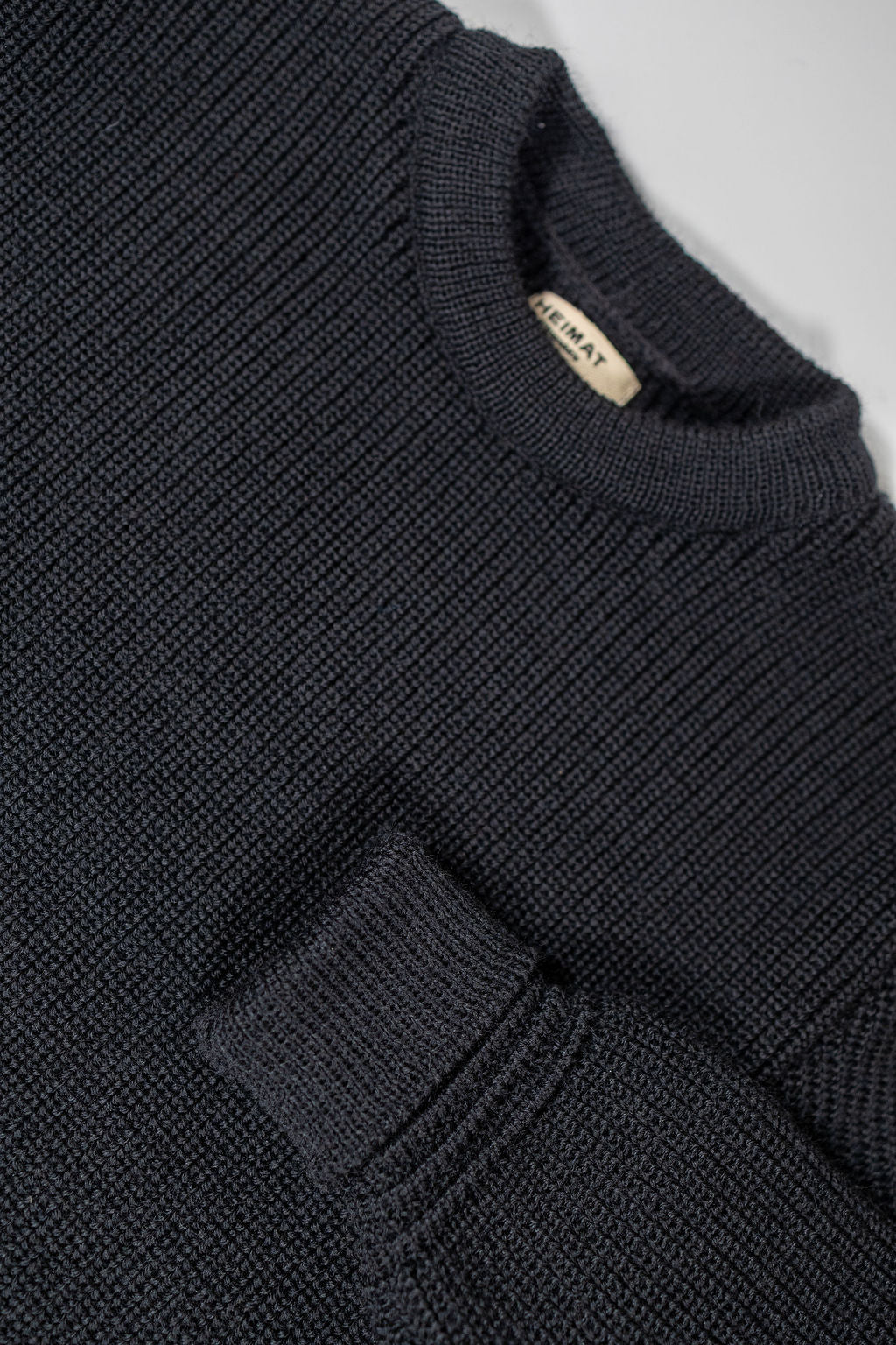 Heimat Textil Crew Neck Sweater - Black