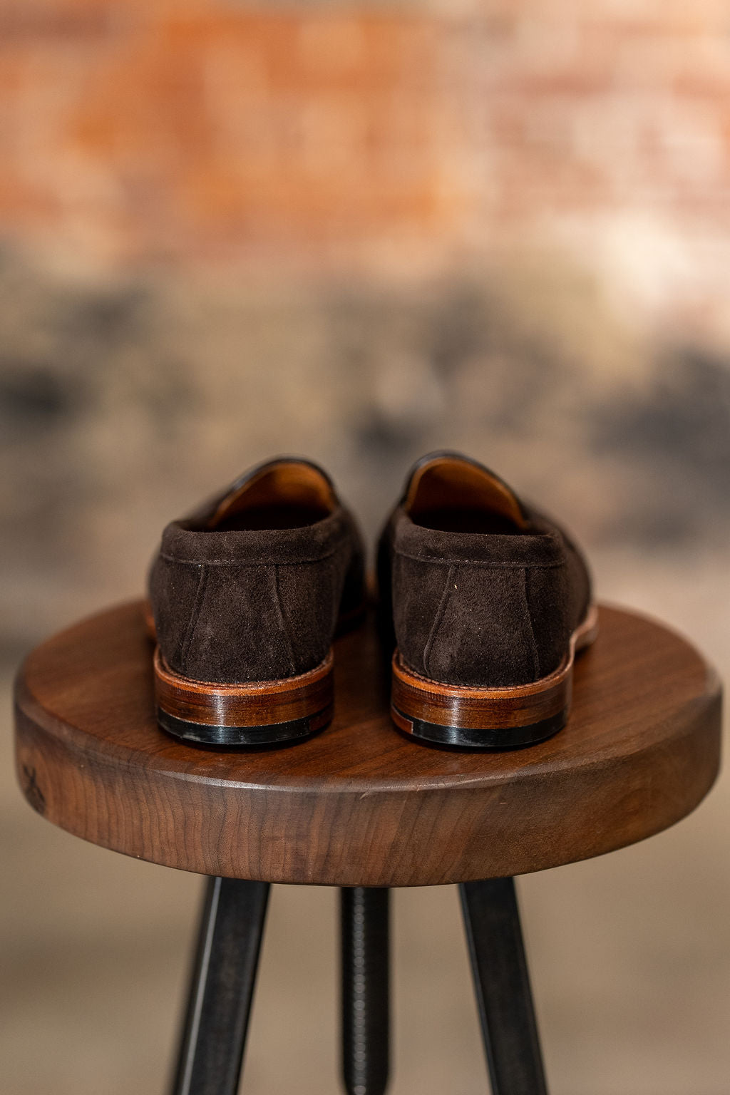 Alden 6176F  Penny Loafer - Dark Chocolate Suede