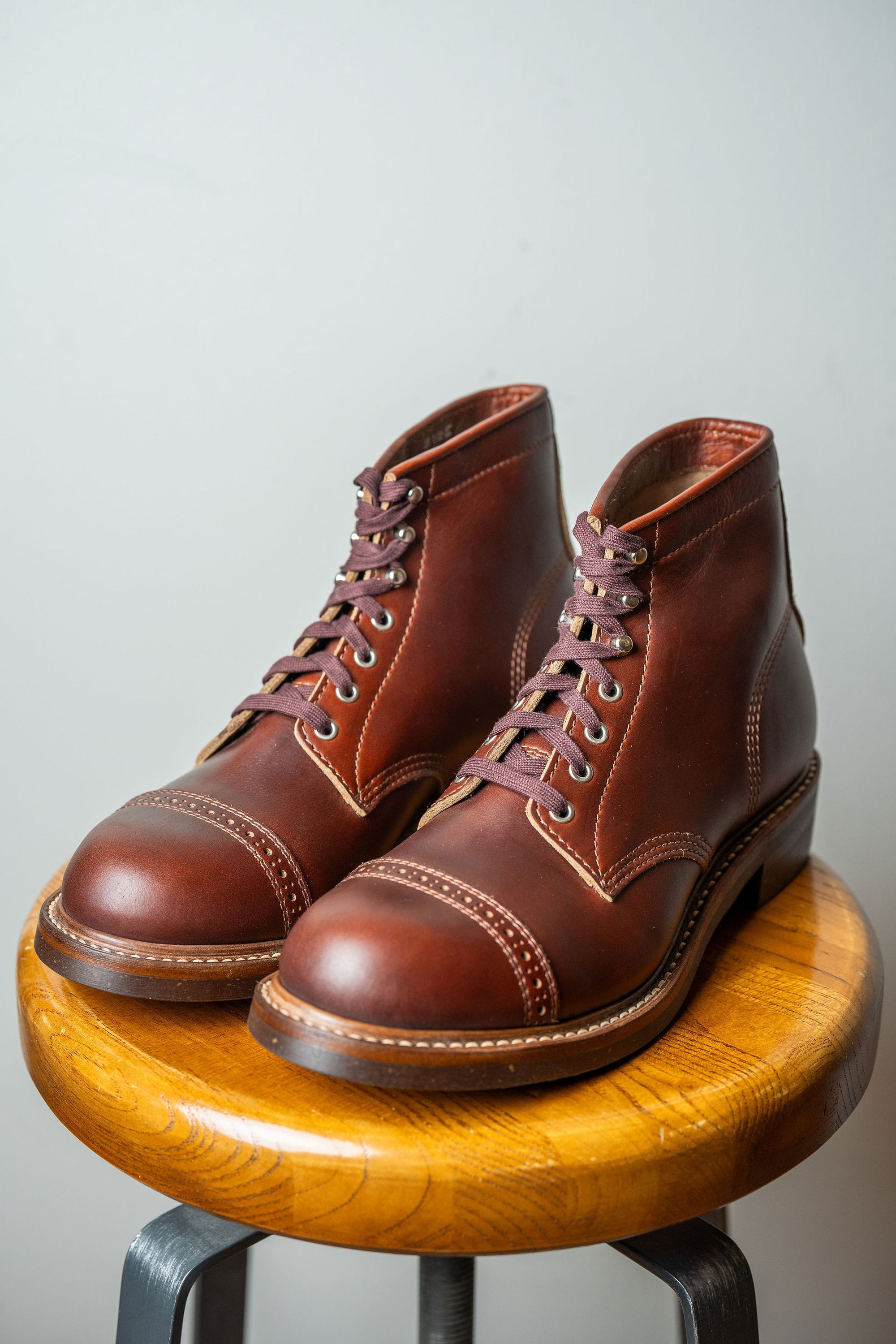 John Lofgren Combat Boot - Horween CXL Timber