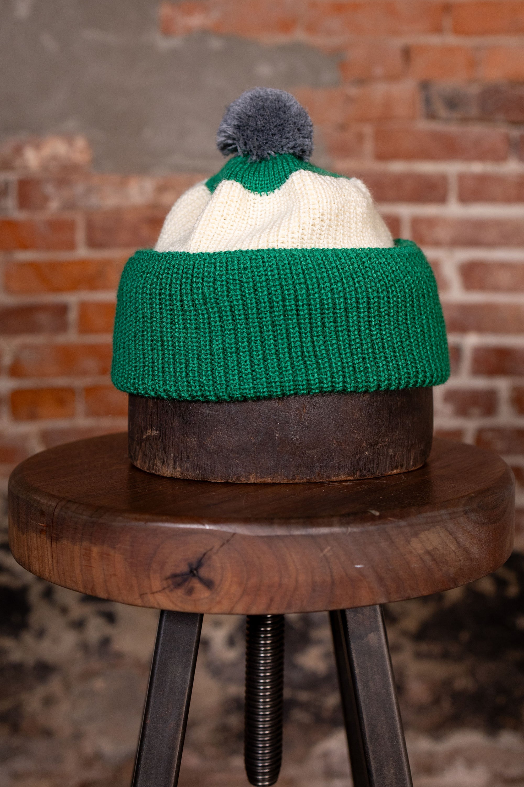Heimat Textil Signal Hat - Kelly Green/Seashell/Battleship Green