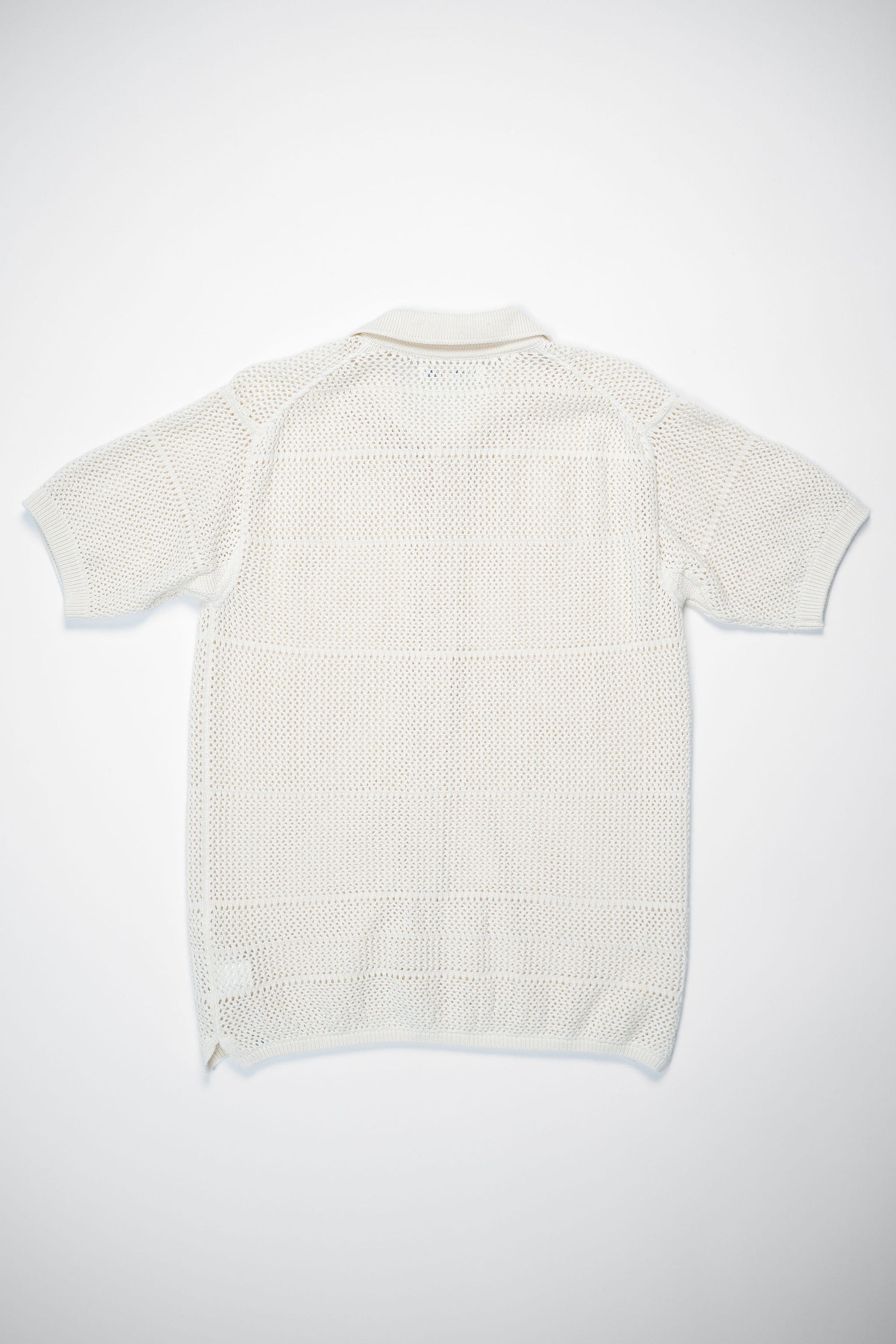 Merz b. Schwanen KNITSHIRT01 Crochet Shirt - Nature