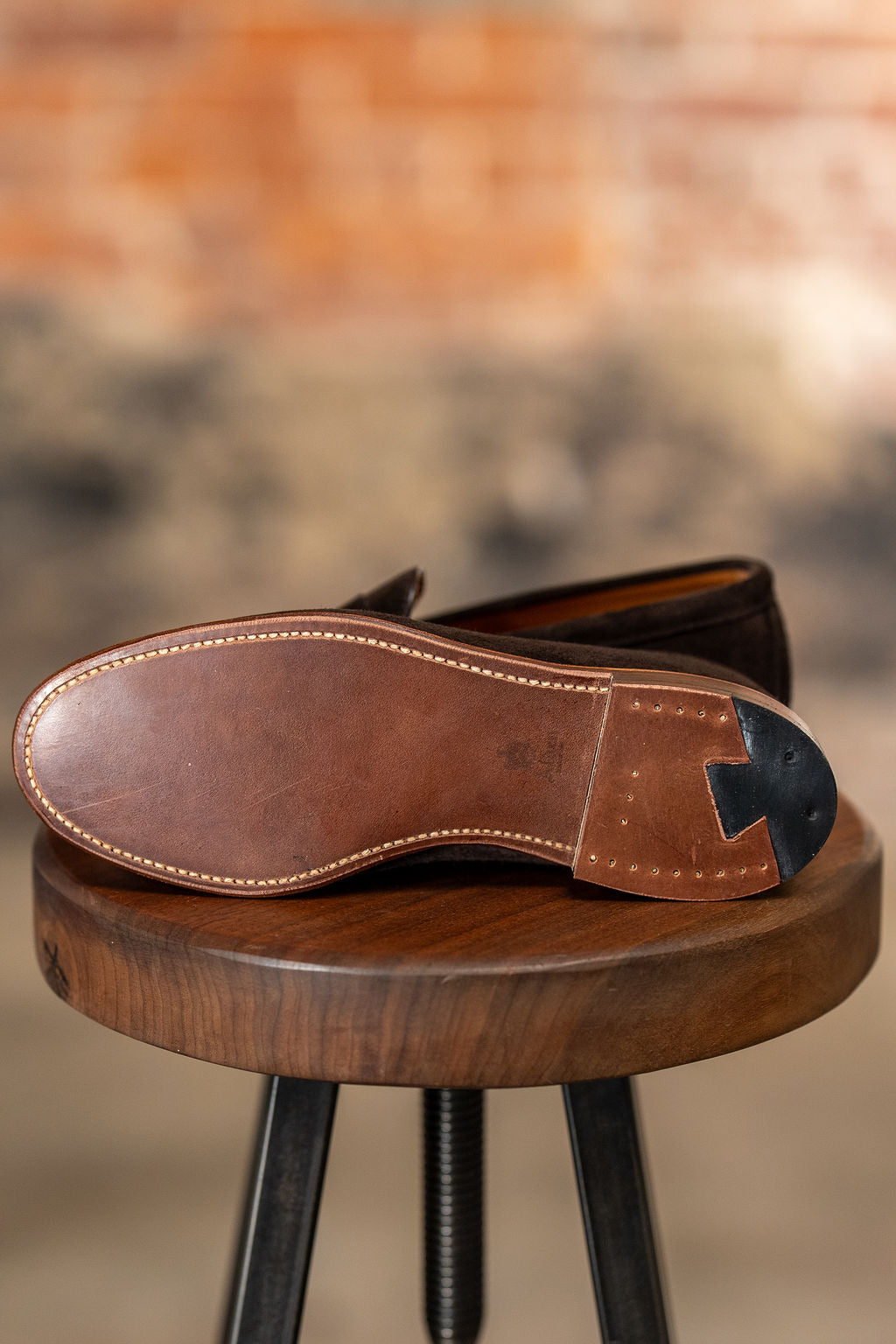 Alden 6176F  Penny Loafer - Dark Chocolate Suede