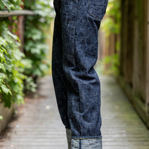 Samurai S3000XX17oz-SDS Relax Straight - "Murasame" 17oz Slub - Model Side