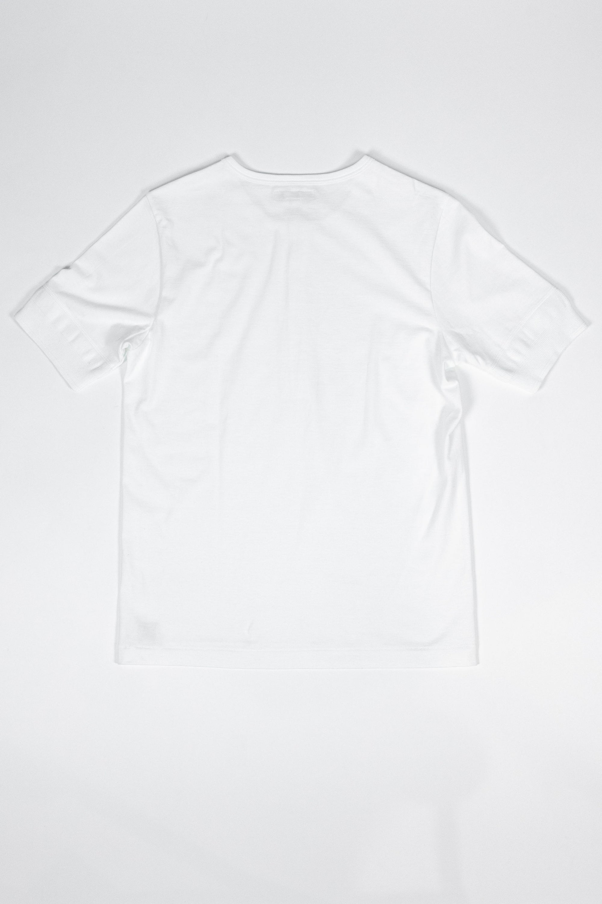 Merz b. Schwanen 207 Henley Short Sleeve - White