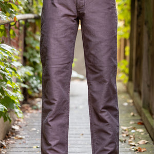 Wythe Deck Pant - Dusty Purple - Front View on Model