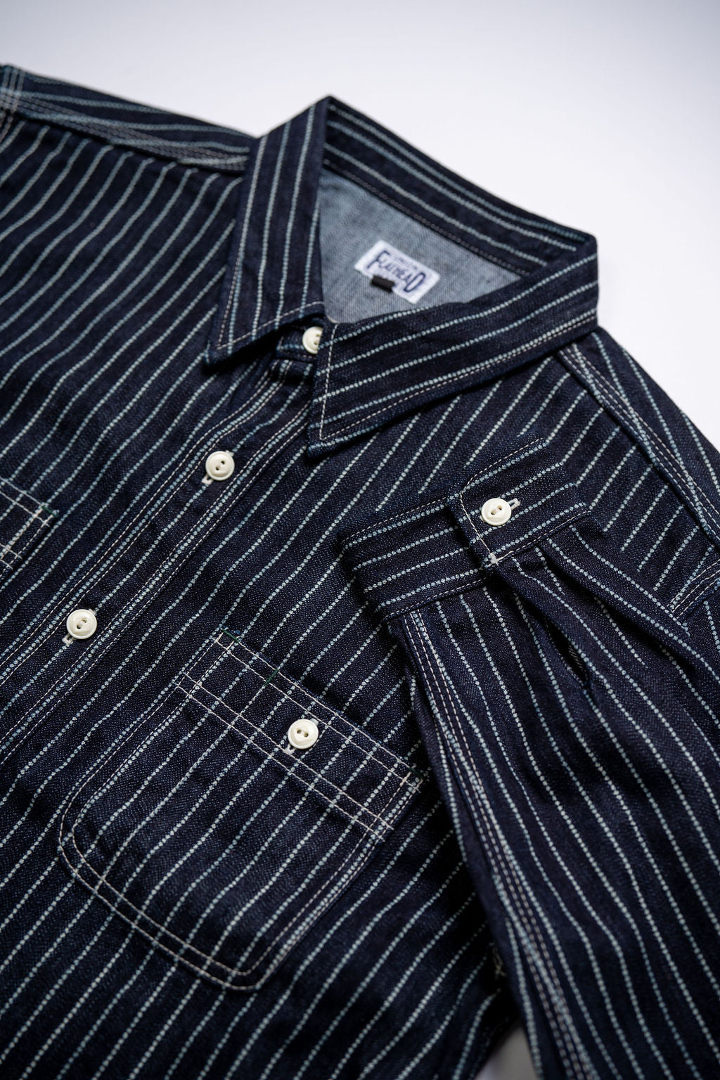 The Flat Head FN-SDK-702L - 10oz Wabash Work Shirt