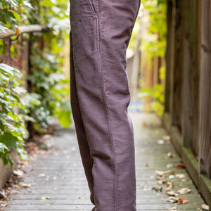 Wythe Deck Pant - Dusty Purple - Side View on Model