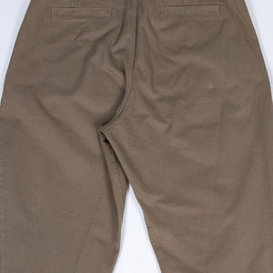 Hansen Garments Bobby Wide Pleated Trousers - Beige - product shot - back facing - white background - detail of pockets
