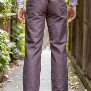 Wythe Deck Pant - Dusty Purple - Back View on Model