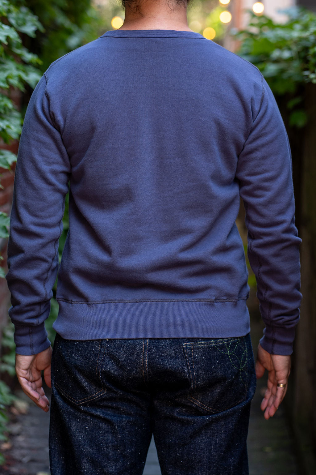 Buzz Rickson's BR65622 Set-in Crew Neck Sweatshirt - Navy