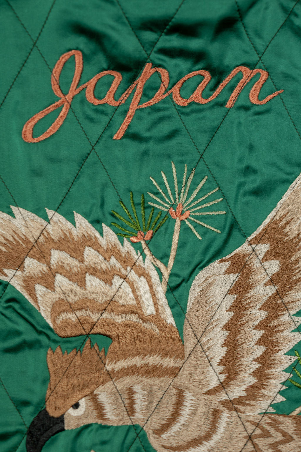 Tailor Toyo TT15809-119  Mid 1950s Style Quilted Souvenir Jacket “Stencil Paint” 60th Anniversary Special Edition - “Tiger Head” × “Eagle”