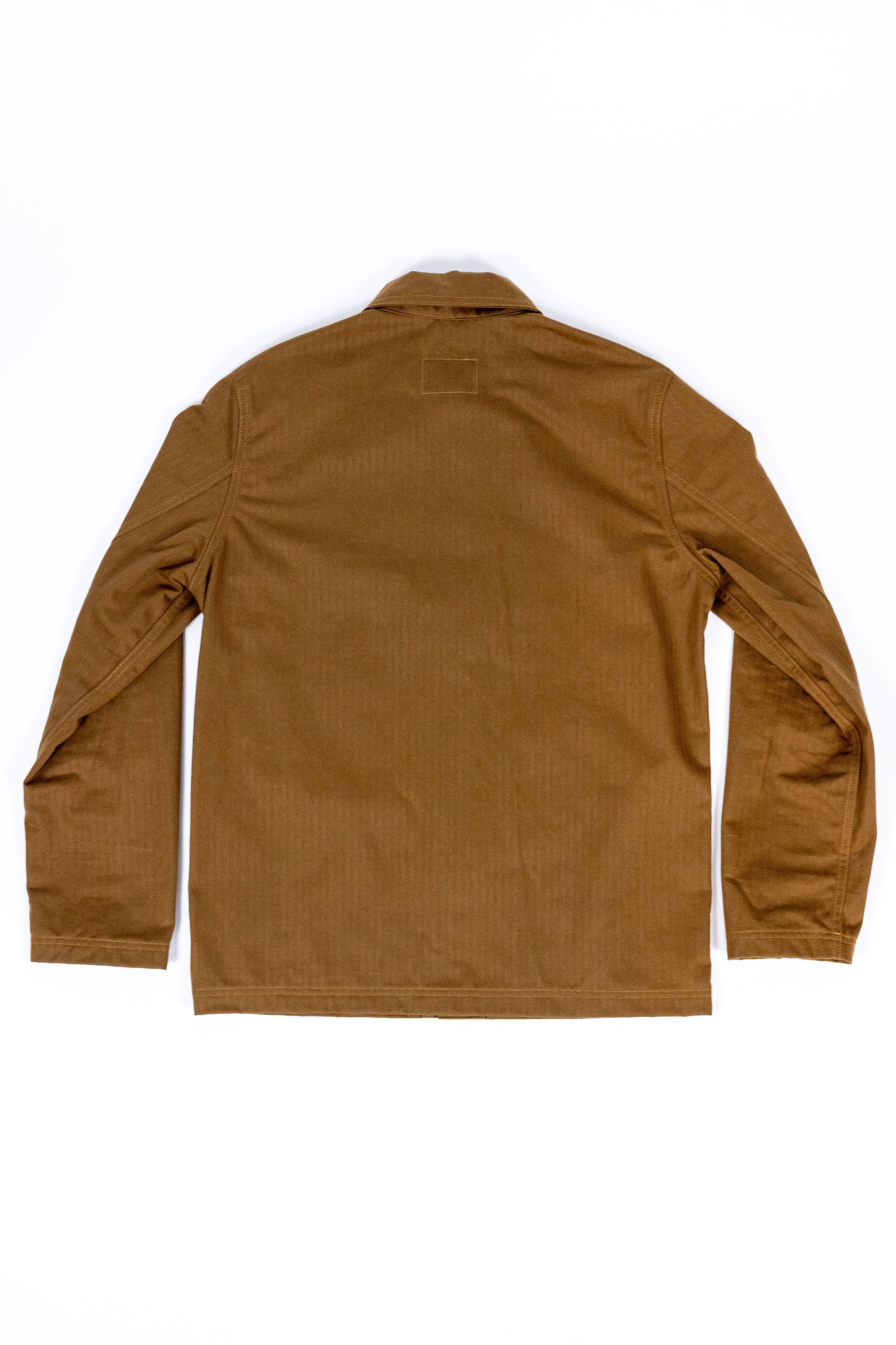 Dehen 1920 Chore Coat - Nicotine. laid on front
