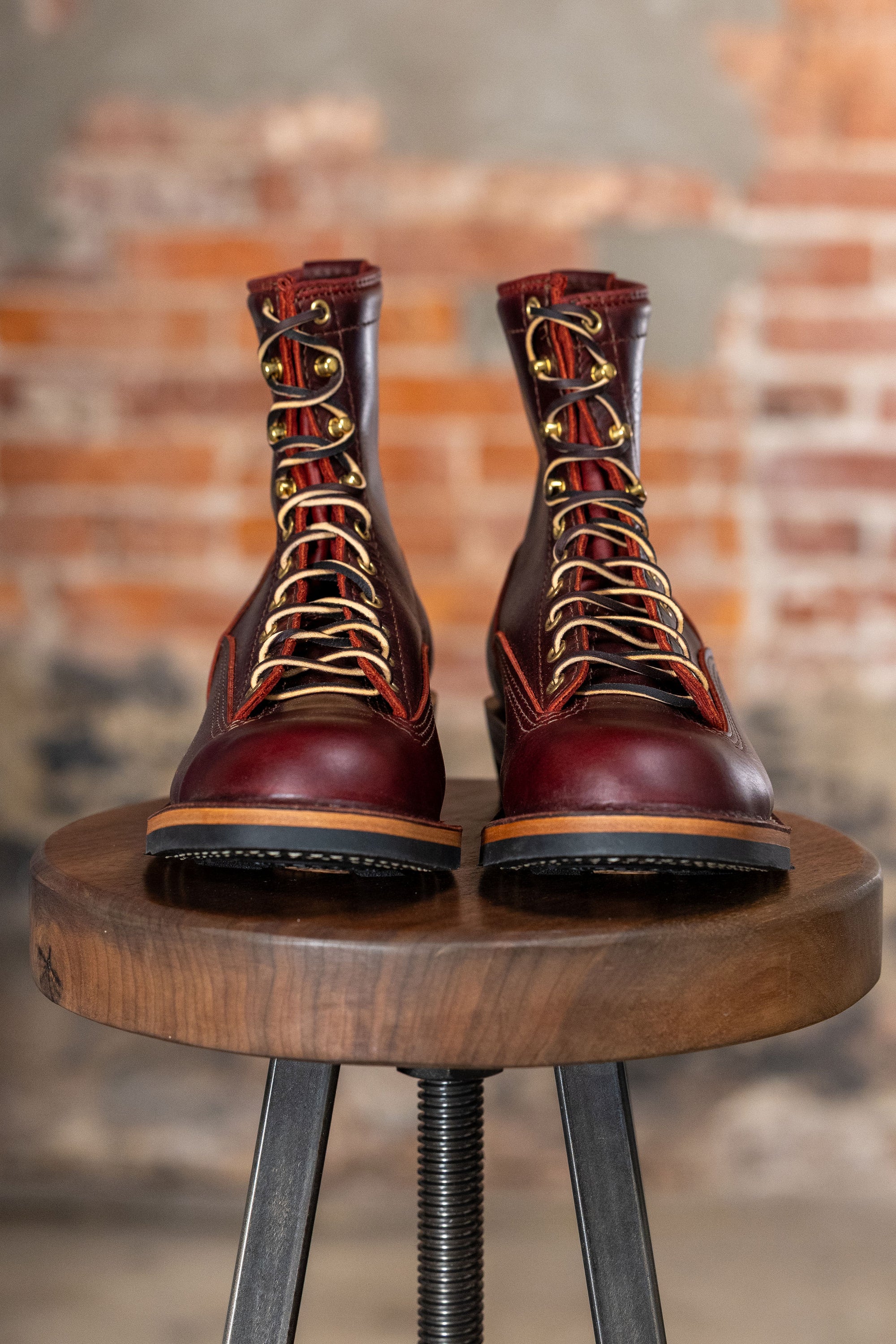 Wesco Boots Jobmaster - 8" Burgundy Lace to Toe