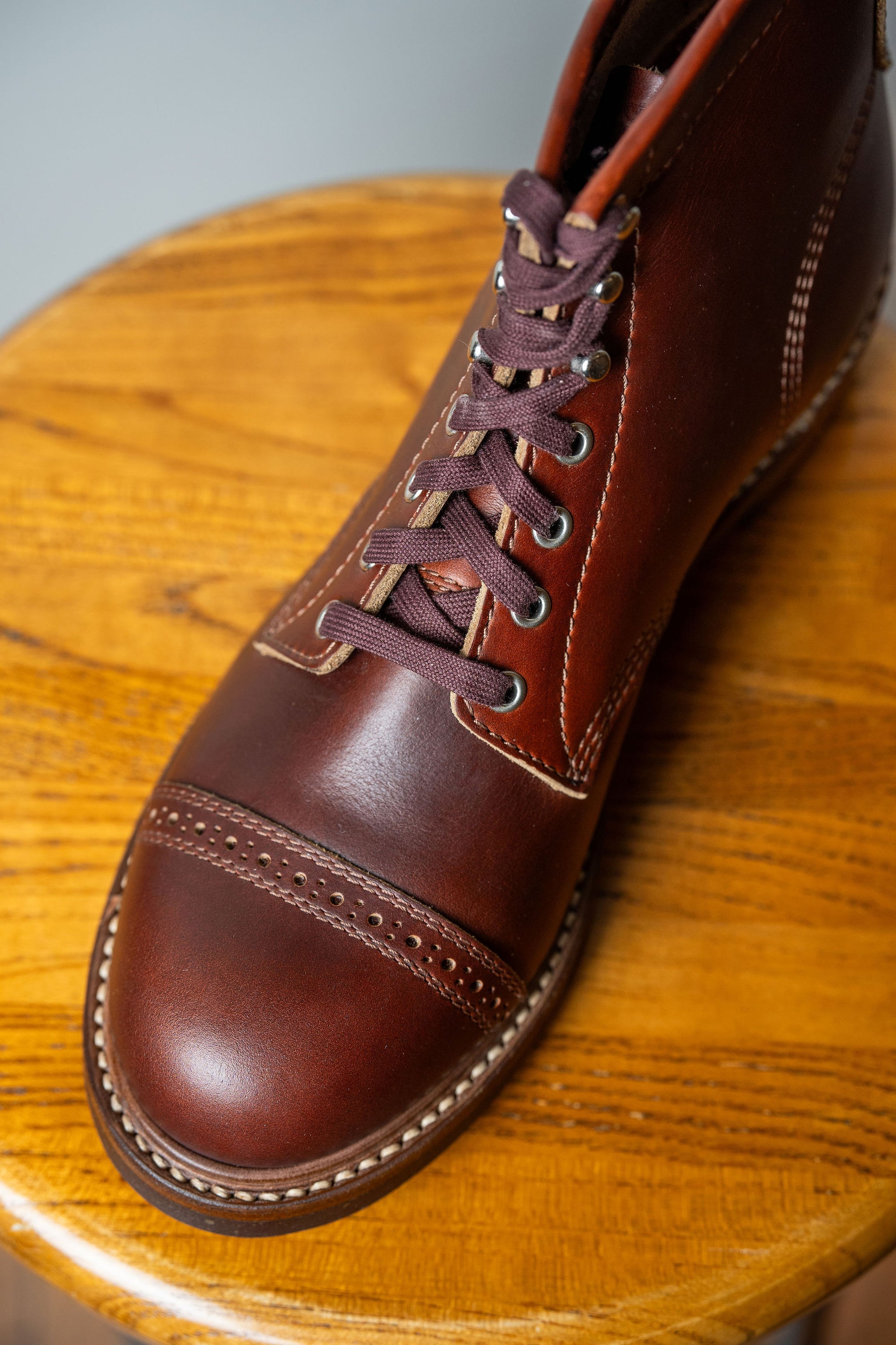 John Lofgren Combat Boot - Horween CXL Timber