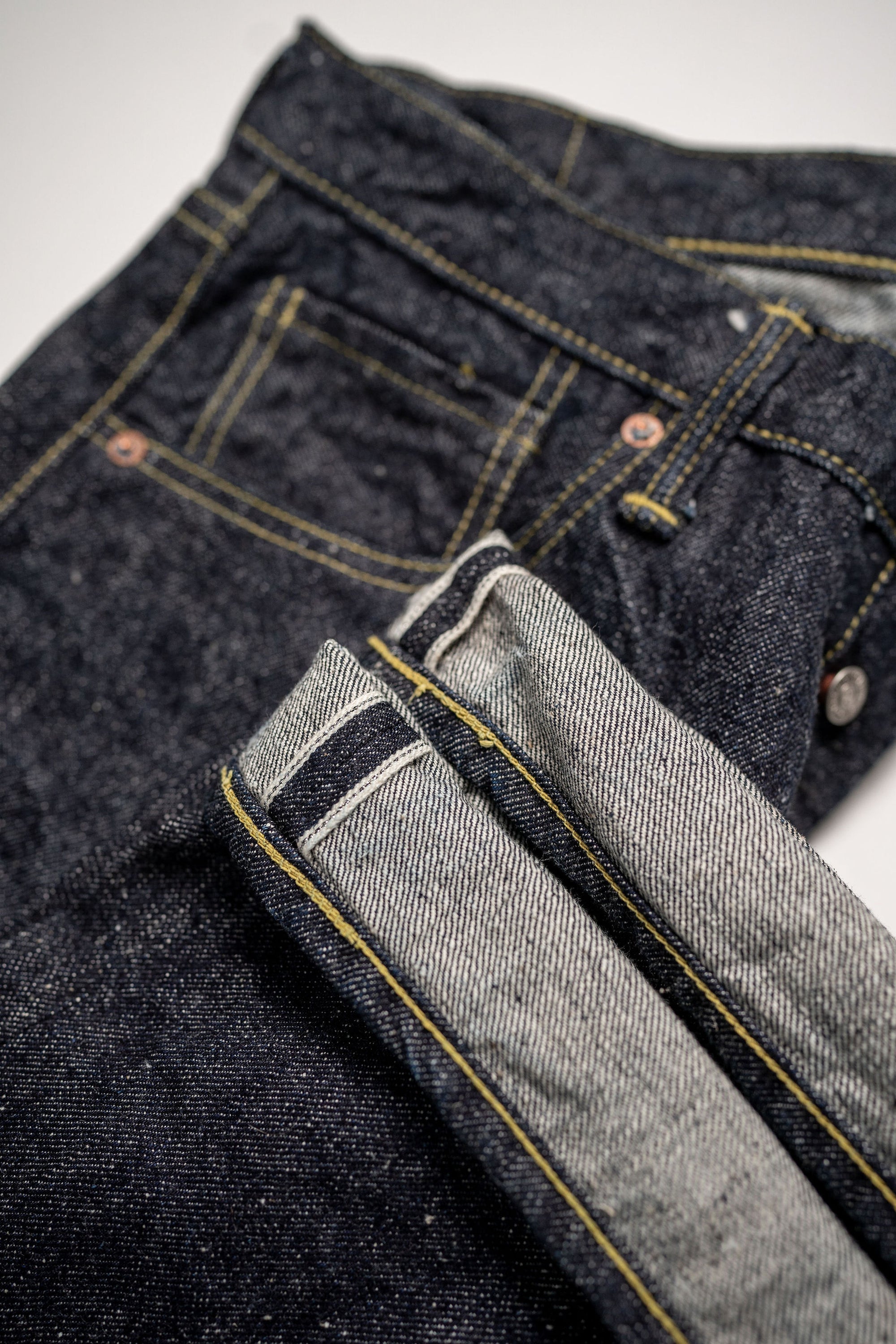 Samurai S2000HX 15oz Otokogi Selvedge '44 Style Wide Straight - selvedge cuff detail