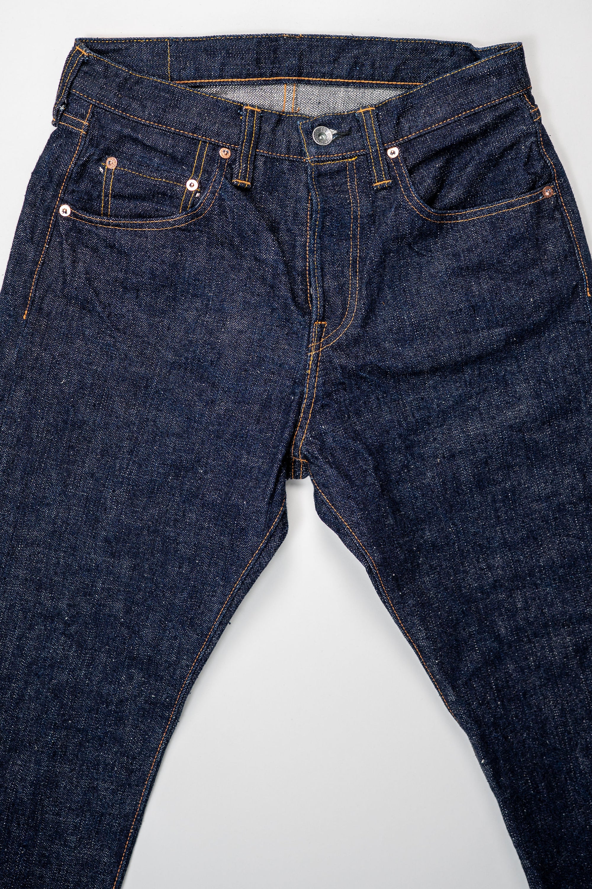 Samurai S211VX Benkei Relaxed Tapered Denim - 17oz Bushido Denim - Flat Front