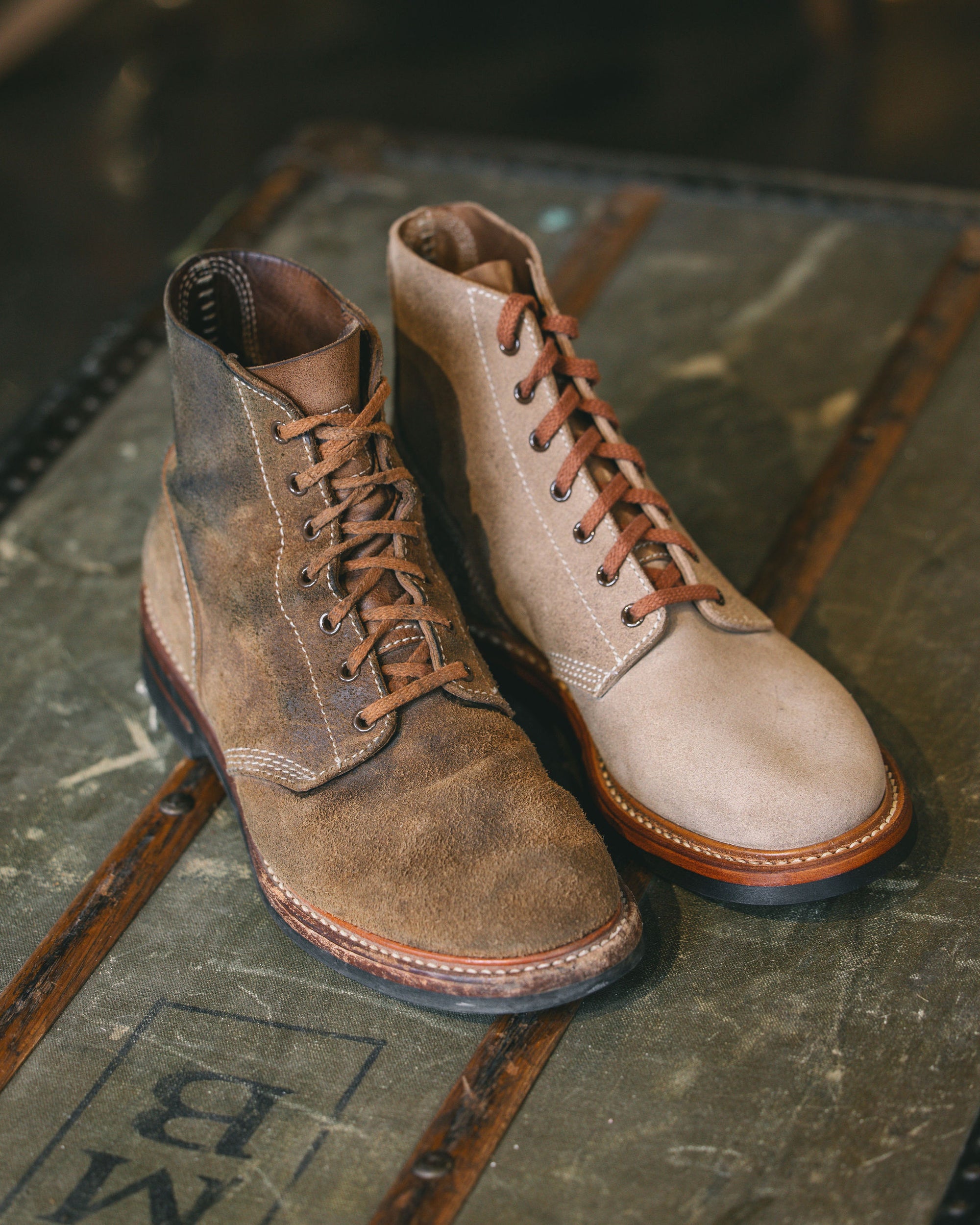 John Lofgren M-43 Service Shoes - Horween Natural CXL Natural Roughout