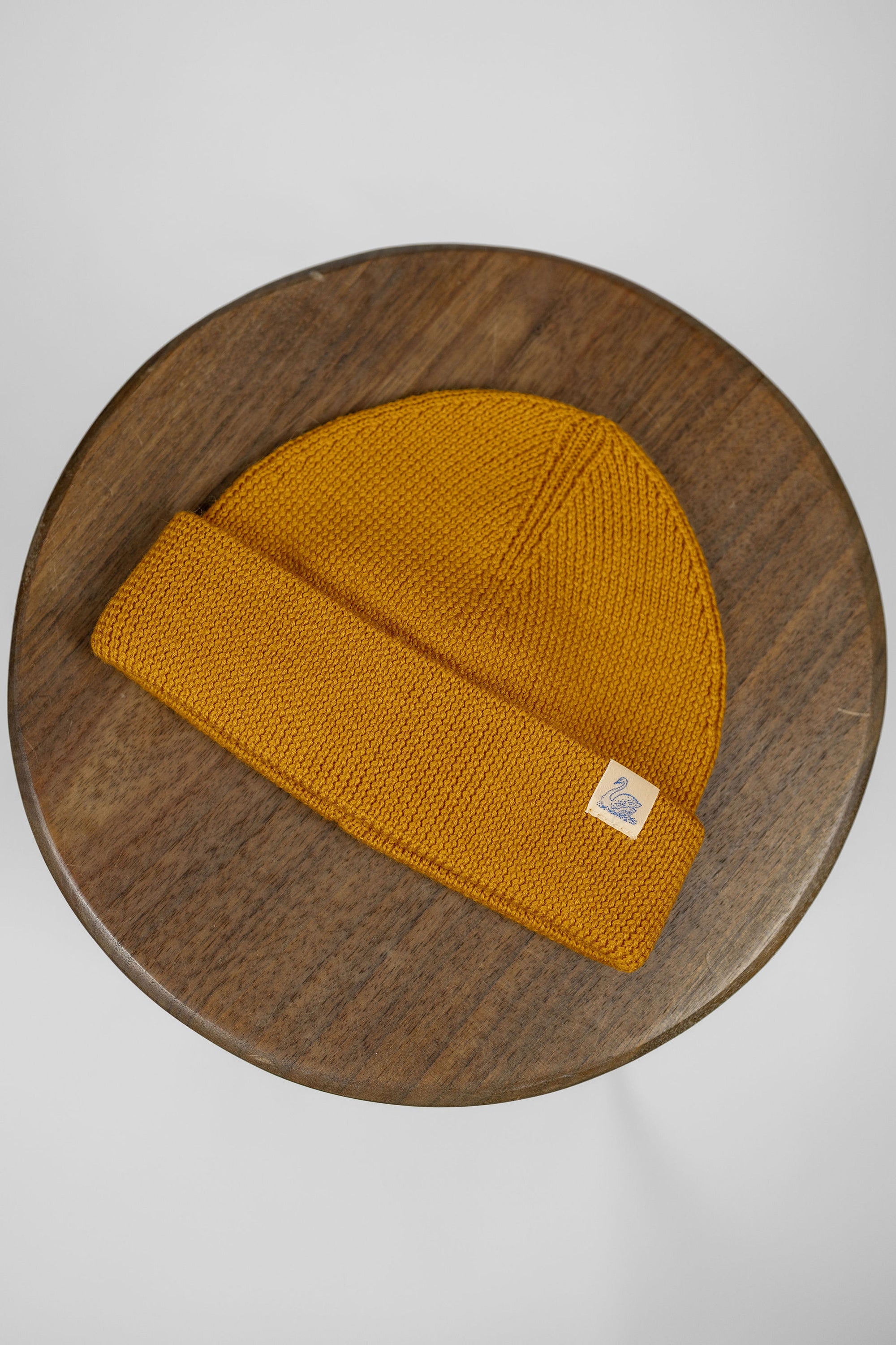 Merz b Schwanen MWBN05 Merino Wool Ribbed Watch Cap - Honey