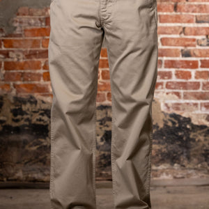 TCB Jeans Stay Gold Chino - 41 Khaki. on model front profile