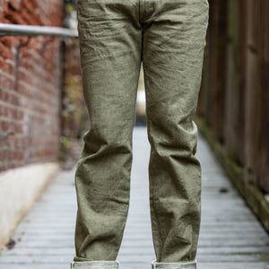 Samurai S0170GNX 17oz Uguisu Denim - Straight Tapered - model front