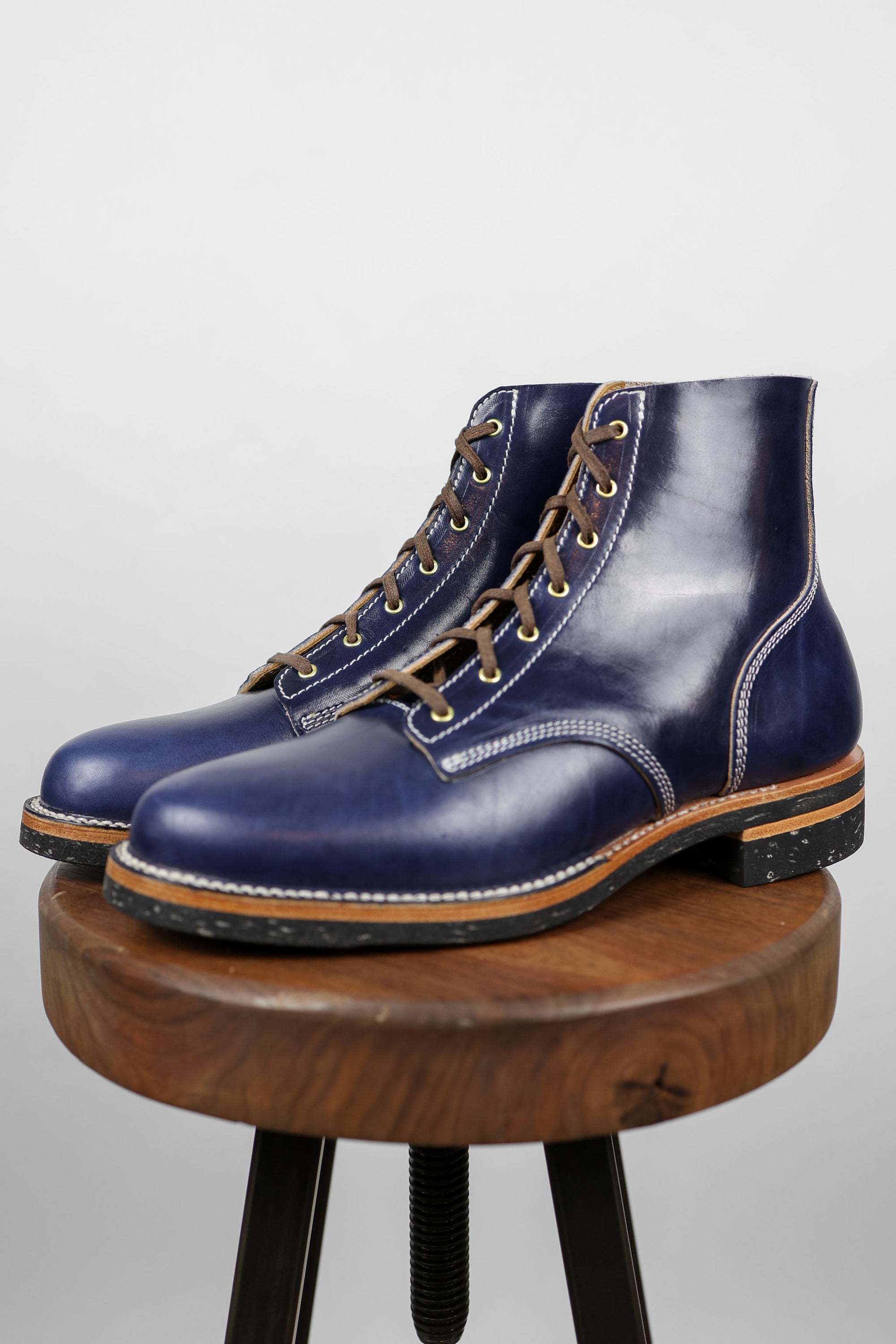 Oldspeed MFG x F&P "Keystone Boondocker Boot" - Navy Traditional Harness