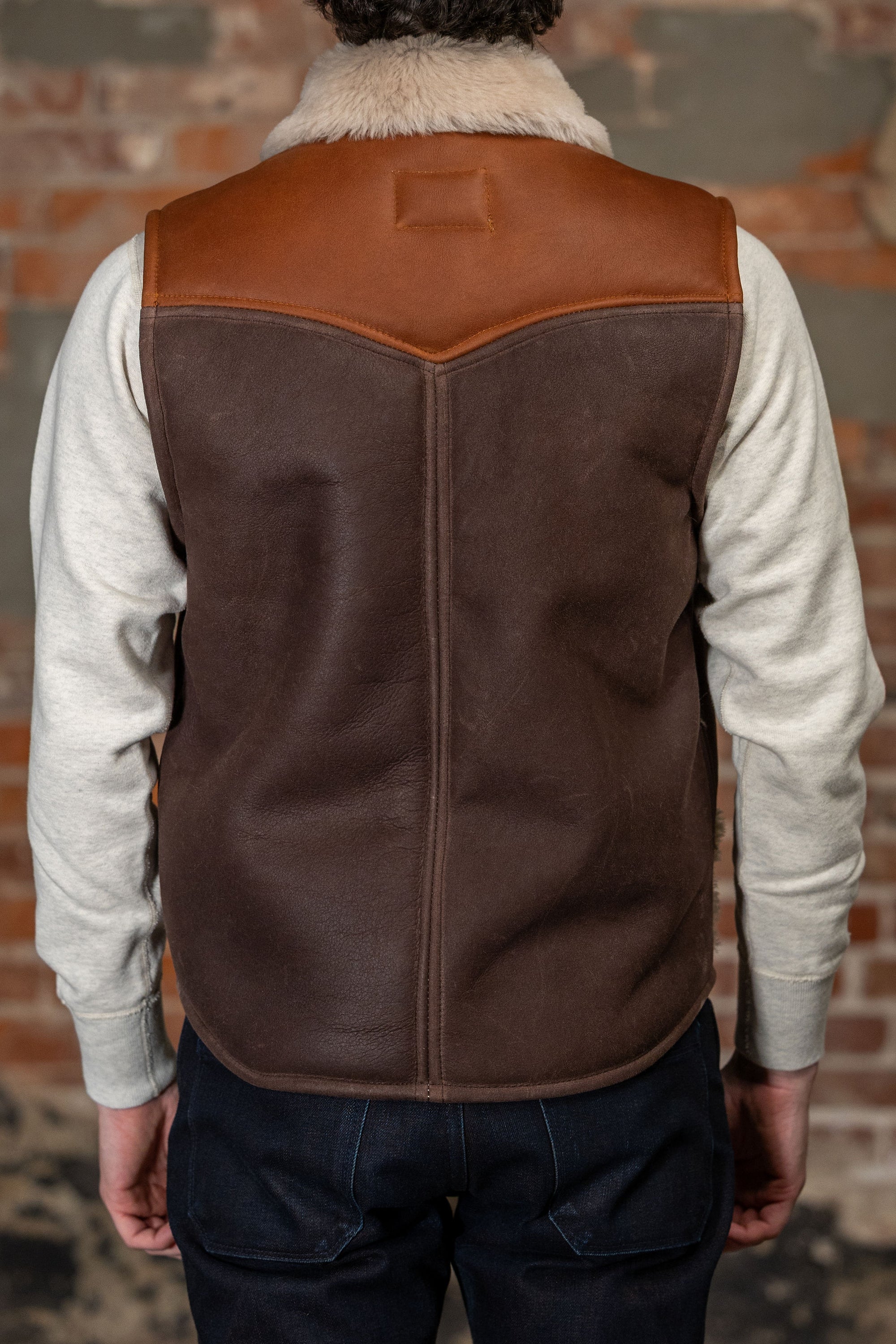 Freenote Cloth Kirthwood Vest - Shearling Combo