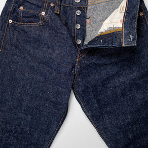 Samurai S211VX Benkei Relaxed Tapered Denim - 17oz Bushido Denim - Front Details