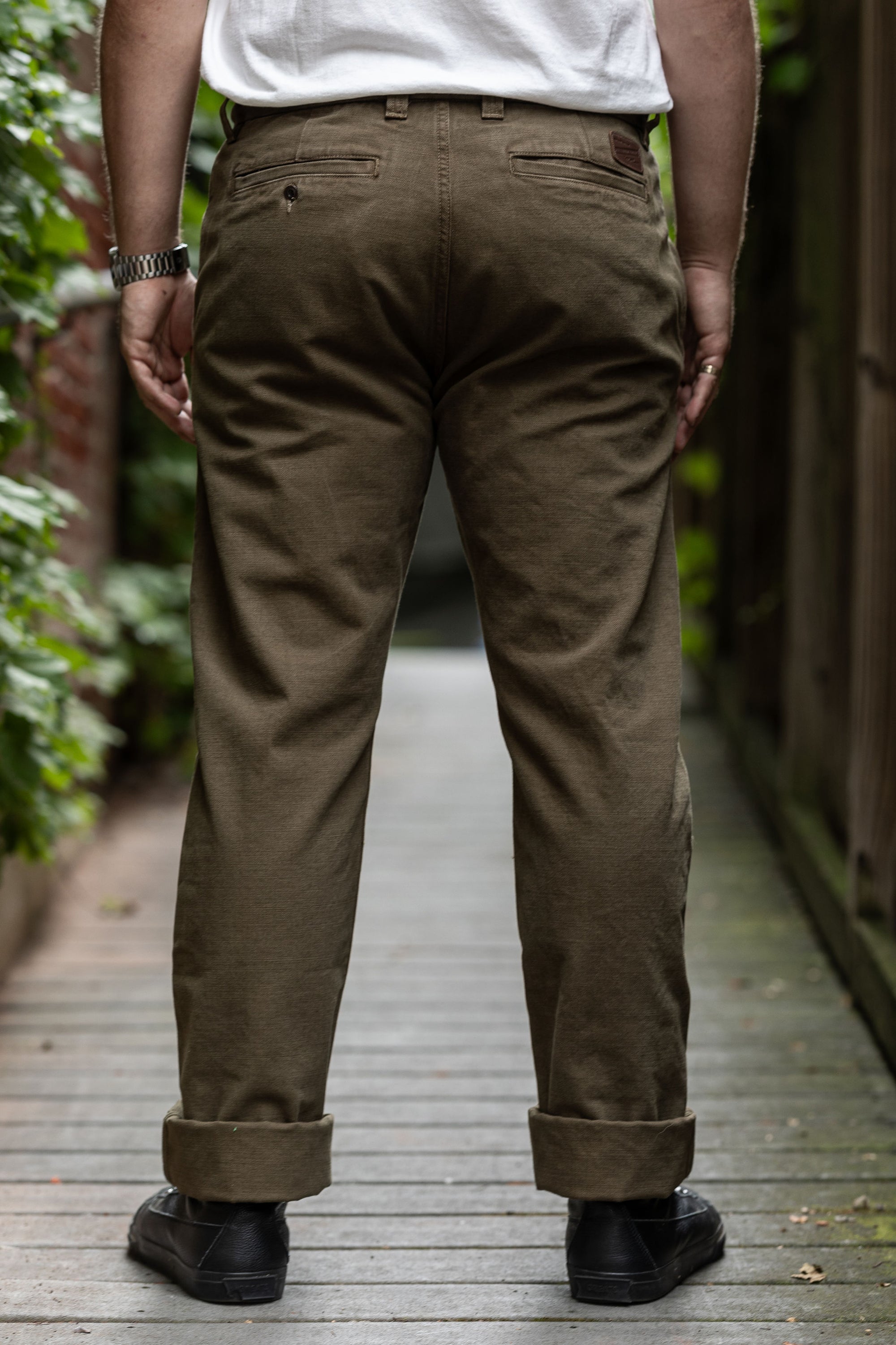 Freenote Cloth Deck Pant - 14oz Slub Army