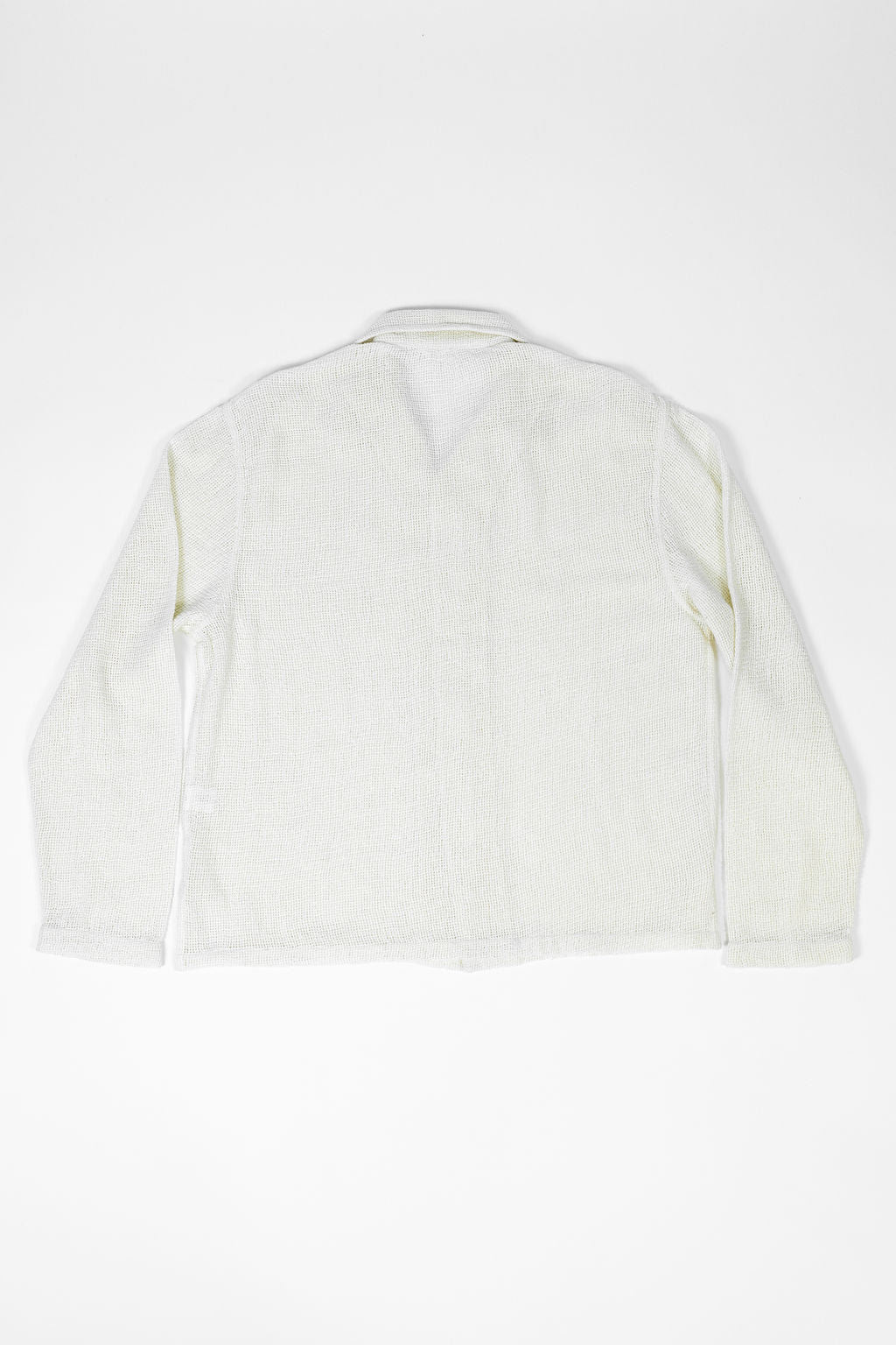 3sixteen Loop Collar Shirt - Ecru Mesh