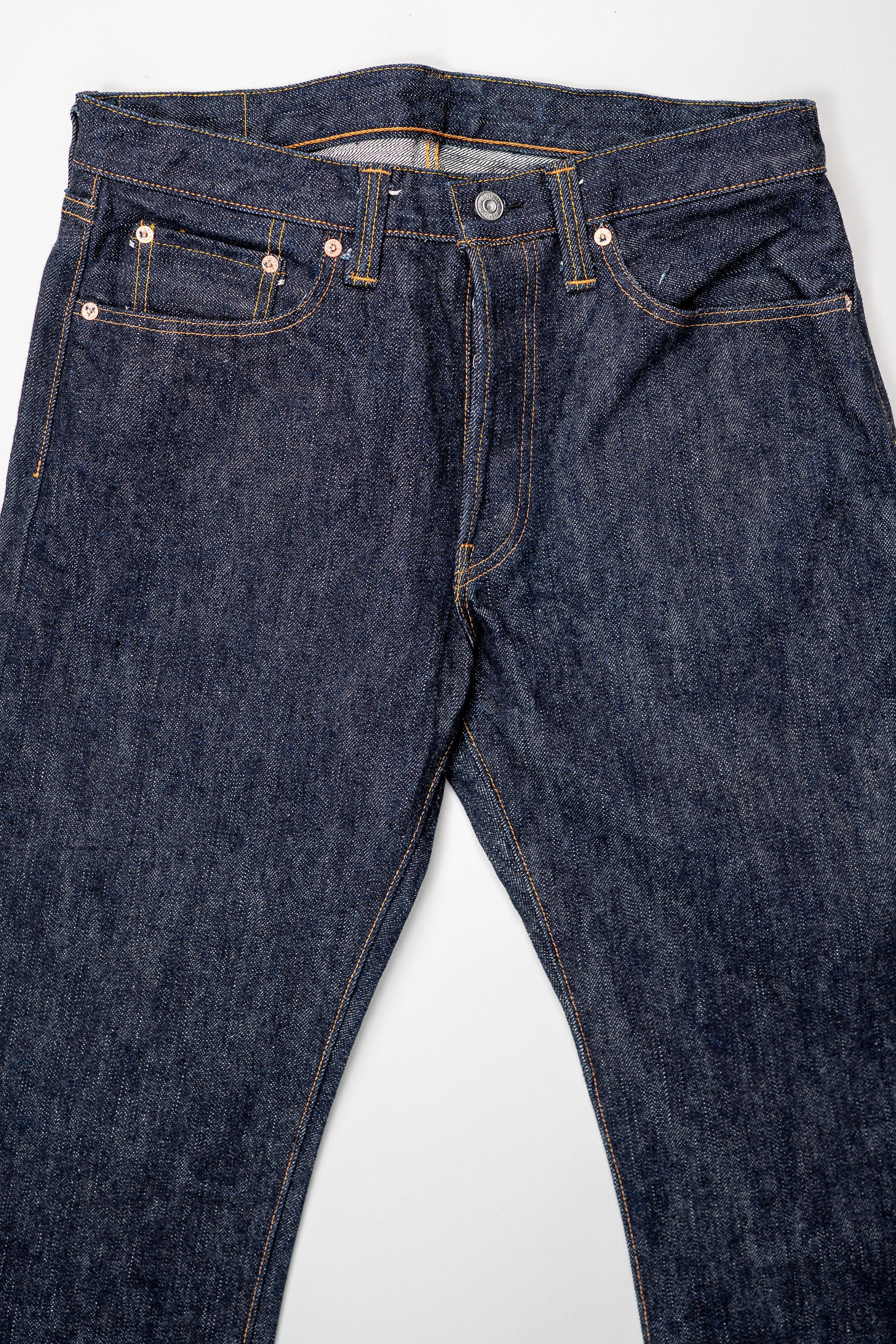 Samurai S710XX19ozII 19oz Kiwami Selvedge Denim - flat Lay front
